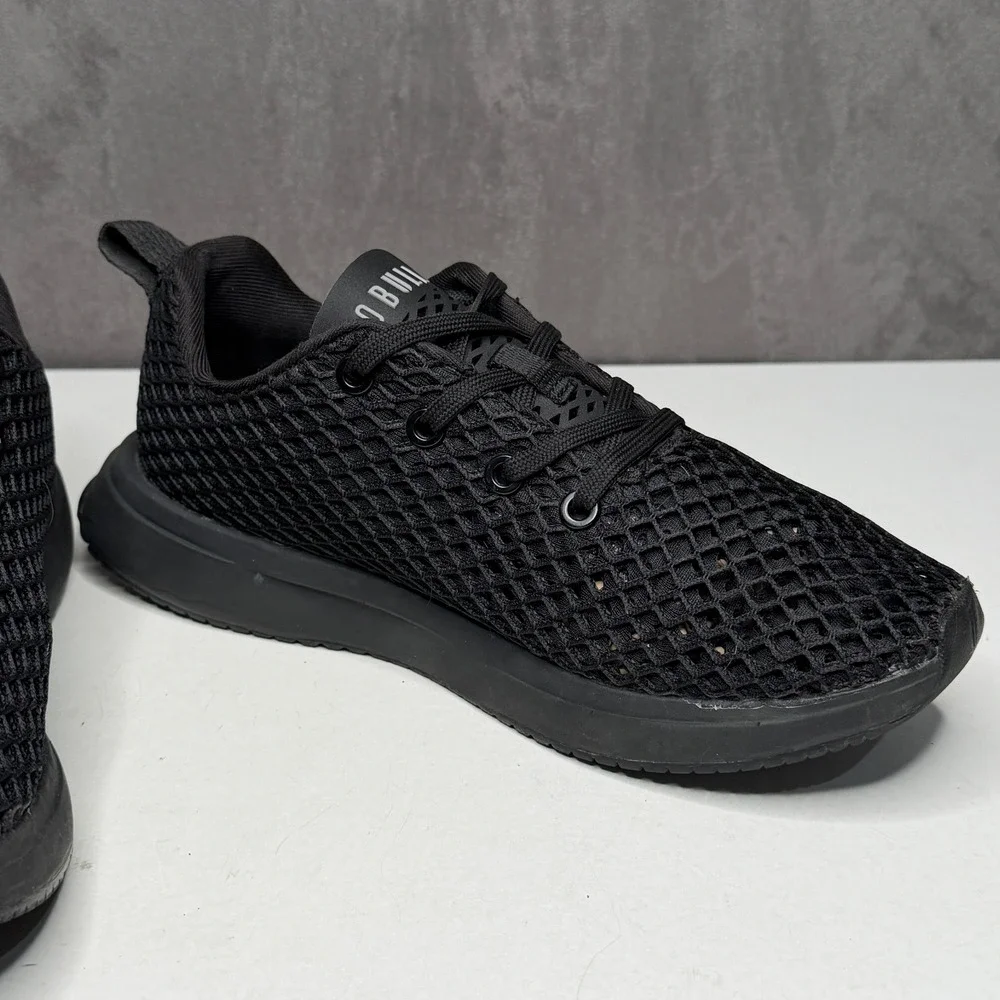 NOBULL Mesh‎ Runner Sneakers Womens 6.5 Mens 5 Black Breathable Training Shoes